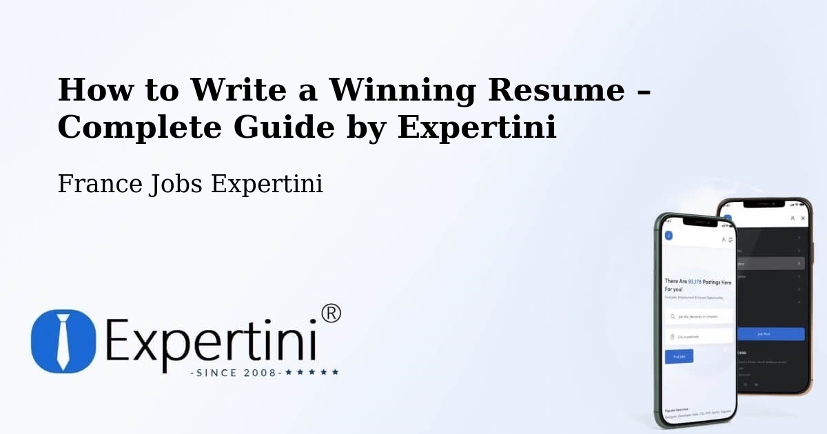 Resume Writing Guide for Job Seekers – Rouillac - Rouillac, France Jobs Expertini